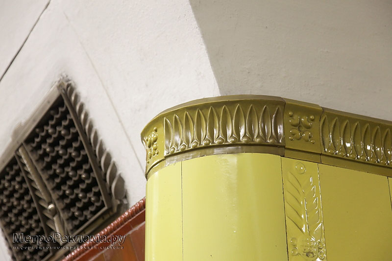 Станция метро "Рижская". Станционный зал.